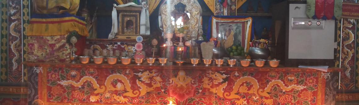 Butterlamp in Tshepamey Lhakhang