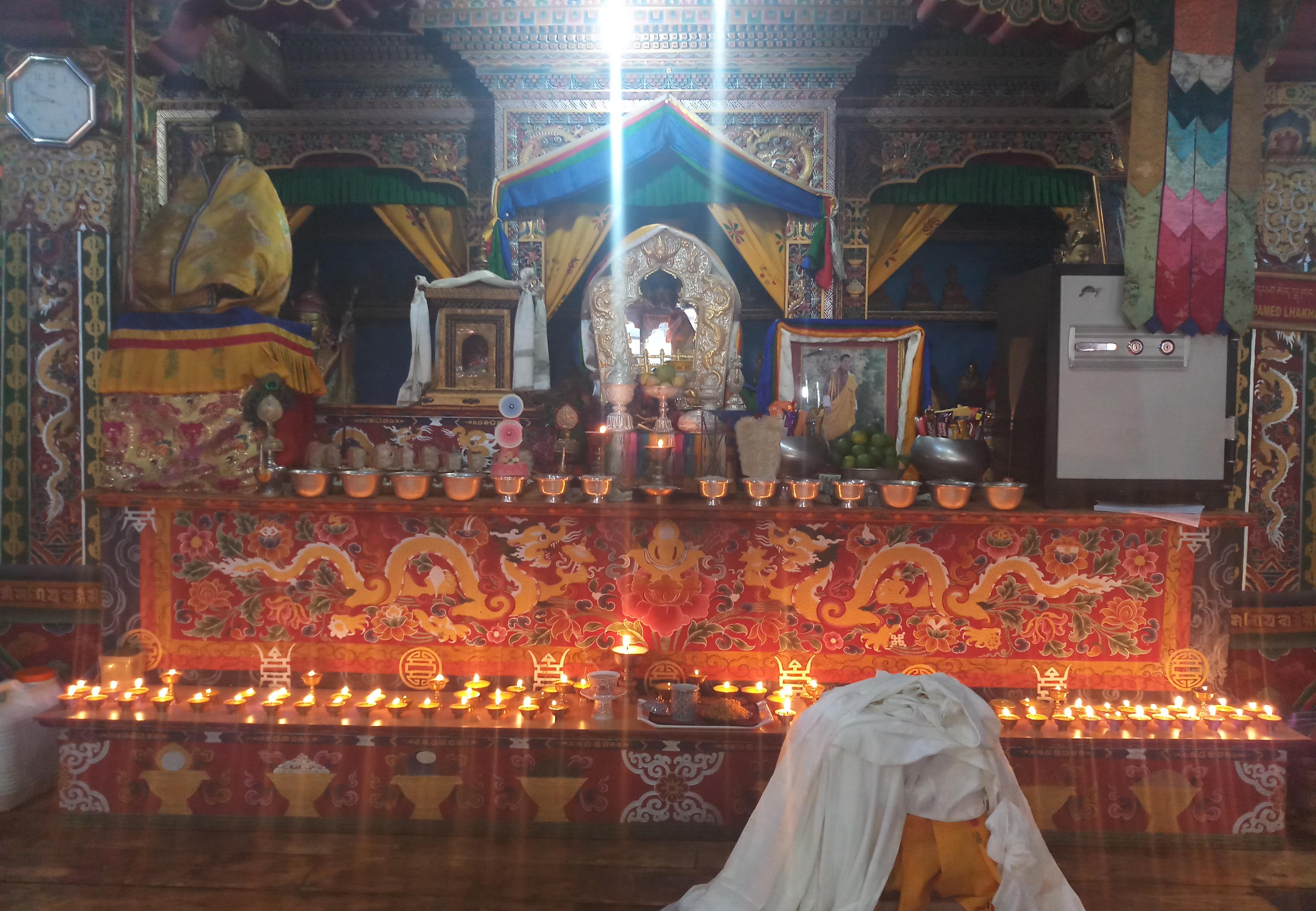 Butterlamp in Tshepamey Lhakhang